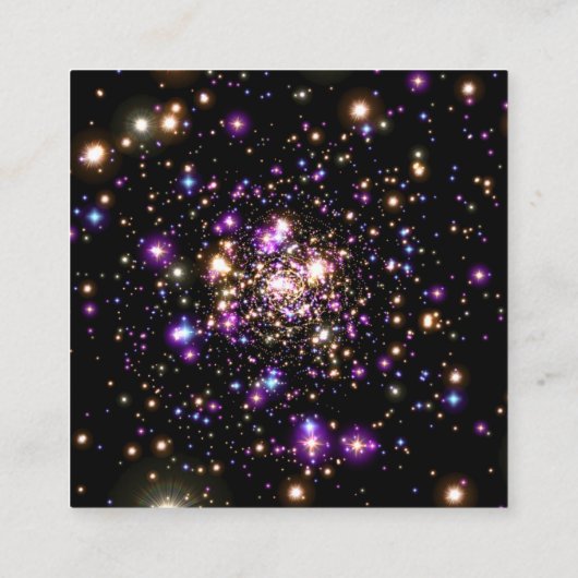 Creëer Uw eigen Aangepast Vierkante Visitekaartje (Achterkant)