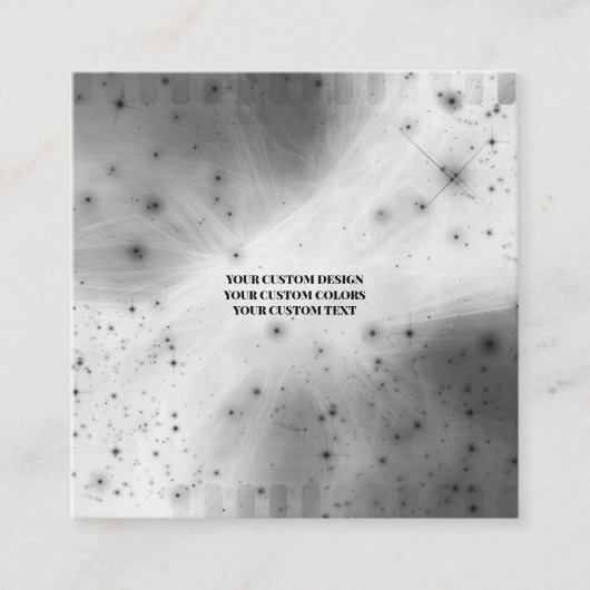 Creëer Uw eigen Aangepast Vierkante Visitekaartje (Voorkant)