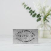 Creëer Uw eigen Aangepast Visitekaartje (Staand voorkant)