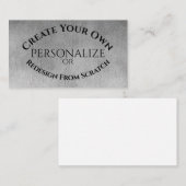 Creëer Uw eigen Aangepast Visitekaartje (Voorkant / Achterkant)