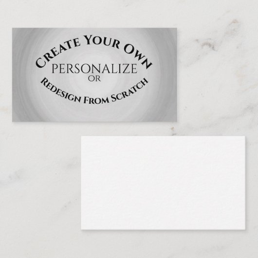 Creëer Uw eigen Aangepast Visitekaartje (Voorkant / Achterkant)