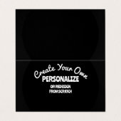 Creëer Uw eigen Aangepast Visitekaartje (Buitenkant ongevouwen)