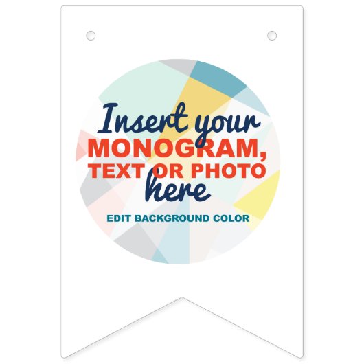 Creëer Uw eigen Aangepast Vlaggetjes (Tweede vlag)