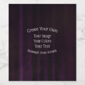 Creëer Uw eigen Aangepast Wijn Etiket (Enkel label)