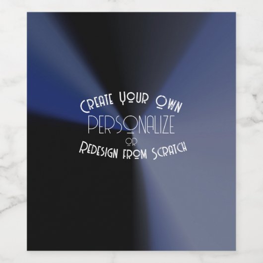 Creëer Uw eigen Aangepast Wijn Etiket (Enkel label)