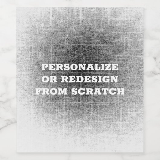 Creëer Uw eigen Aangepast Wijn Etiket (Enkel label)