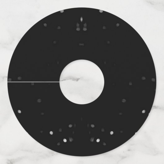 Creëer Uw eigen Aangepast Wijnglaslabel (Voorkant)