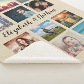 Creëer Uw eigen aangepaste 12 fotocollage-reeks Sherpa Deken (3/4)