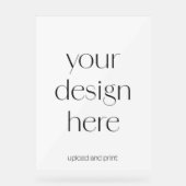 Creëer Uw eigen aangepaste 18x24 "Acryl teken Acryl Bord (Voorkant)