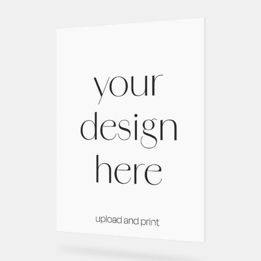 Creëer Uw eigen aangepaste 18x24 "Acryl teken Acryl Bord (Hoek)