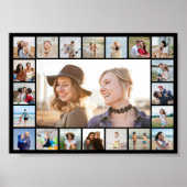 Creëer Uw eigen aangepaste 21 bewerkbare fotokleur Poster (Voorkant)