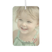 Creëer uw eigen aangepaste 2 foto auto luchtverfri luchtverfrisser (Voorkant)