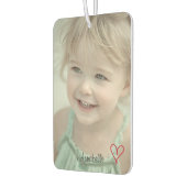 Creëer uw eigen aangepaste 2 foto auto luchtverfri luchtverfrisser (Links)