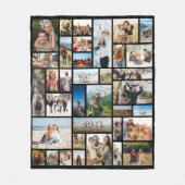 Creëer Uw Eigen Aangepaste 36 Fotocollage Fleece Deken (Voorkant)