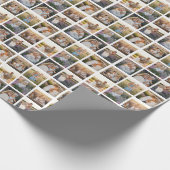 Creëer uw eigen aangepaste 9-fotorooster cadeaupapier (Hoek)