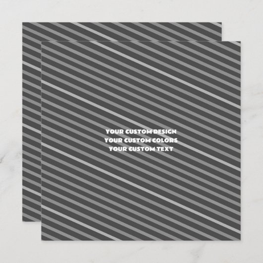 Creëer Uw eigen aangepaste, aangepaste platte Kaar (Voorkant / Achterkant)