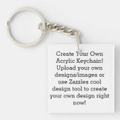 Creëer Uw eigen aangepaste acrylSleutelhanger Sleutelhanger (voorkant)