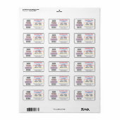 Creëer uw eigen aangepaste adreslabel voor verzend etiket (Full Sheet)