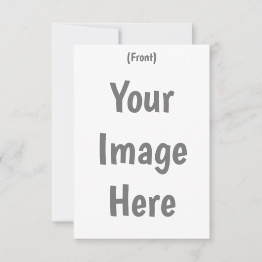 Creëer uw eigen aangepaste afbeelding bericht 3.5  bedankkaart (Voorkant)