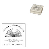 Creëer Uw eigen aangepaste afbeelding Ex Libris Bo Rubberstempel (Gestempeld)