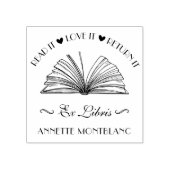 Creëer Uw eigen aangepaste afbeelding Ex Libris Bo Rubberstempel (Afrduk)