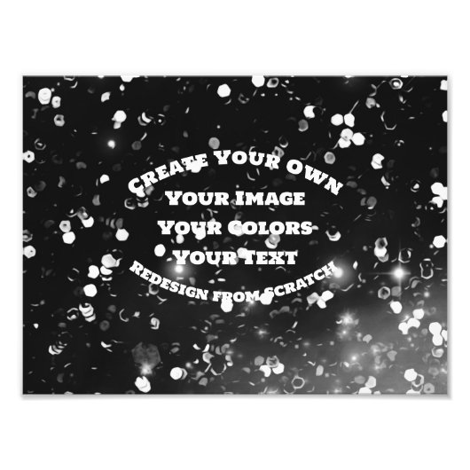 Creëer Uw eigen aangepaste Afbeelding Foto Afdruk (Voorkant)