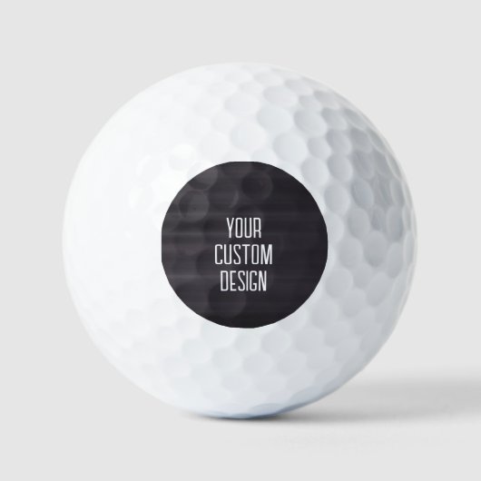 Creëer Uw eigen aangepaste Afbeelding Golfballen (Voorkant)