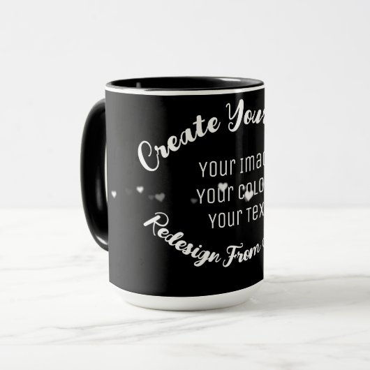 Creëer Uw eigen aangepaste Afbeelding Mok (Voorkant links)