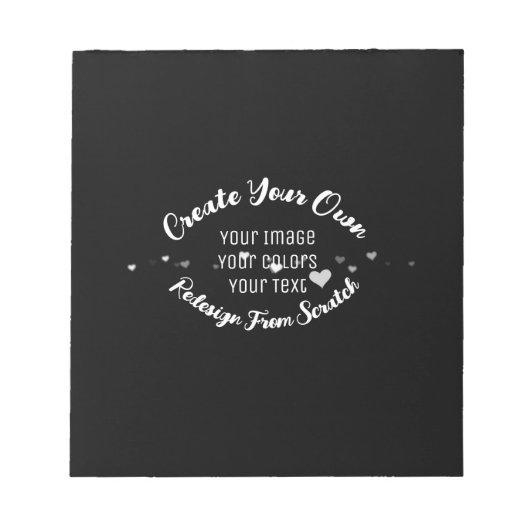 Creëer Uw eigen aangepaste Afbeelding Notitieblok (Voorkant)