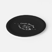 Creëer Uw eigen aangepaste Afbeelding Papieren Bordje (Gekanteld)