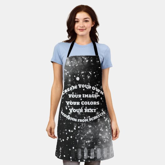 Creëer Uw eigen aangepaste Afbeelding Schort (Gedragen)