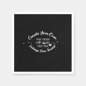 Creëer Uw eigen aangepaste Afbeelding Servet (Voorkant)