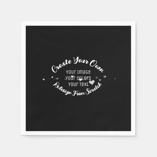 Creëer Uw eigen aangepaste Afbeelding Servet (Voorkant)