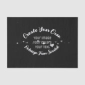 Creëer Uw eigen aangepaste Afbeelding Tissuepapier (Voorkant)