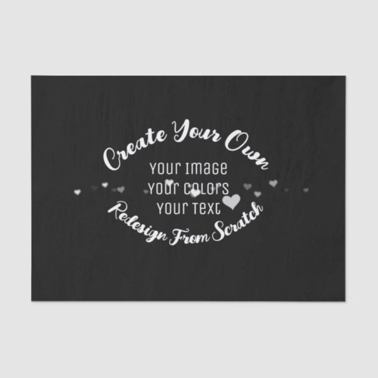 Creëer Uw eigen aangepaste Afbeelding Tissuepapier (Voorkant)