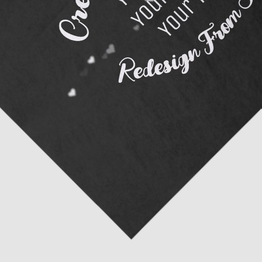 Creëer Uw eigen aangepaste Afbeelding Tissuepapier (Detail)