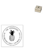 Creëer Uw eigen aangepaste anananassortiment retou Rubberstempel (Gestempeld)