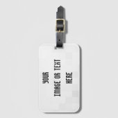 Creëer Uw eigen aangepaste  Bagagelabel (Voorkant (verticaal))