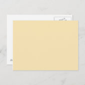 Creëer Uw eigen aangepaste bananenmannetjesgeel Briefkaart (Voorkant / Achterkant)