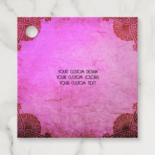 Creëer Uw eigen aangepaste  Bedankjes Labels (Voorkant)