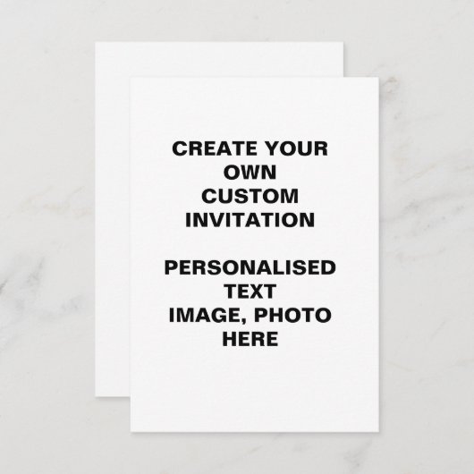 Creëer Uw eigen aangepaste  Bedankkaart (Voorkant / Achterkant)