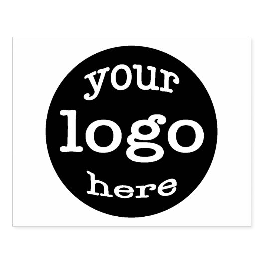 Creëer uw eigen aangepaste bedrijfsbedrijf Logo La Rubberstempel (Afrduk)