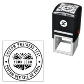 Creëer Uw eigen aangepaste bedrijfsnaam Logo Websi Zelfinktende Stempel (In situ)