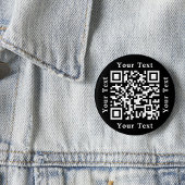 Creëer Uw eigen aangepaste bedrijfswebsite QR-code Ronde Button 5,7 Cm