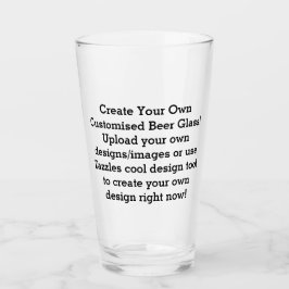 Creëer uw eigen aangepaste bierbril glas