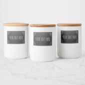 Creëer uw eigen aangepaste -chalkboardSjabloon Voedselcontainer Etiket (Flessen)