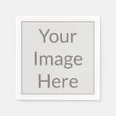 Creëer uw eigen aangepaste cocktailpapier servet (Voorkant)