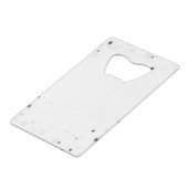 Creëer Uw eigen aangepaste  Creditkaart Flessenopener (Voorkant Gekanteld)