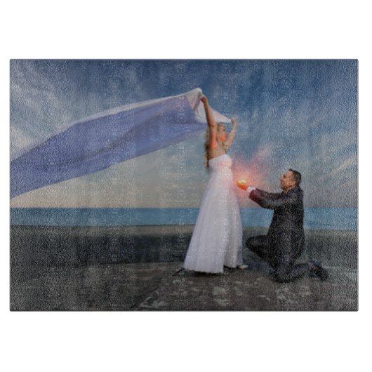 Creëer uw eigen aangepaste decorptiekaart snijplank (Voorkant)