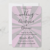 Creëer uw eigen aangepaste Deep Retro Sunburst Kaart (Voorkant)